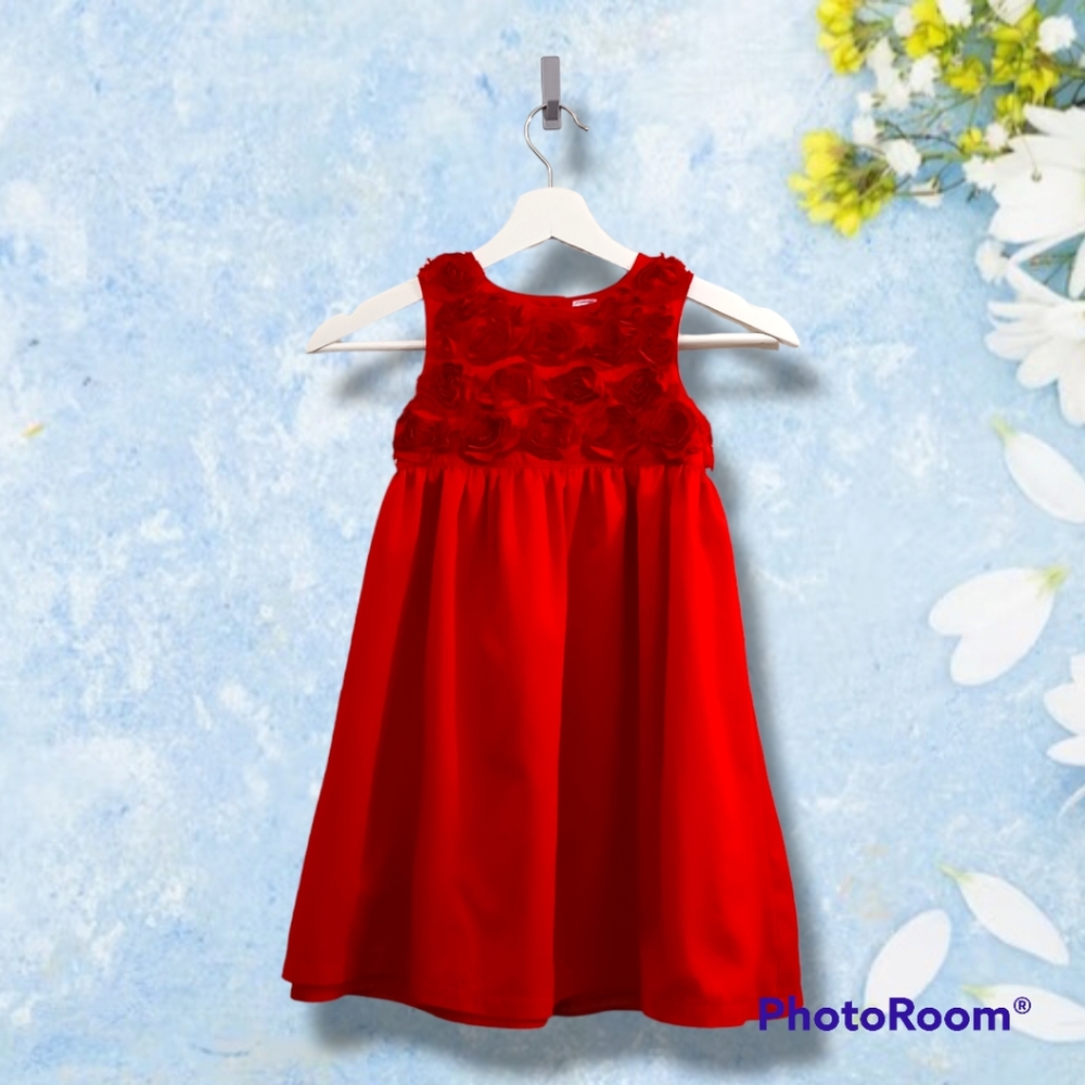 Red flower dress, from carters size 5